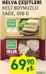 TARIM KREDİ HELVA ÇEŞİTLERİ 500 G fiyat ve kampanya bilgisi